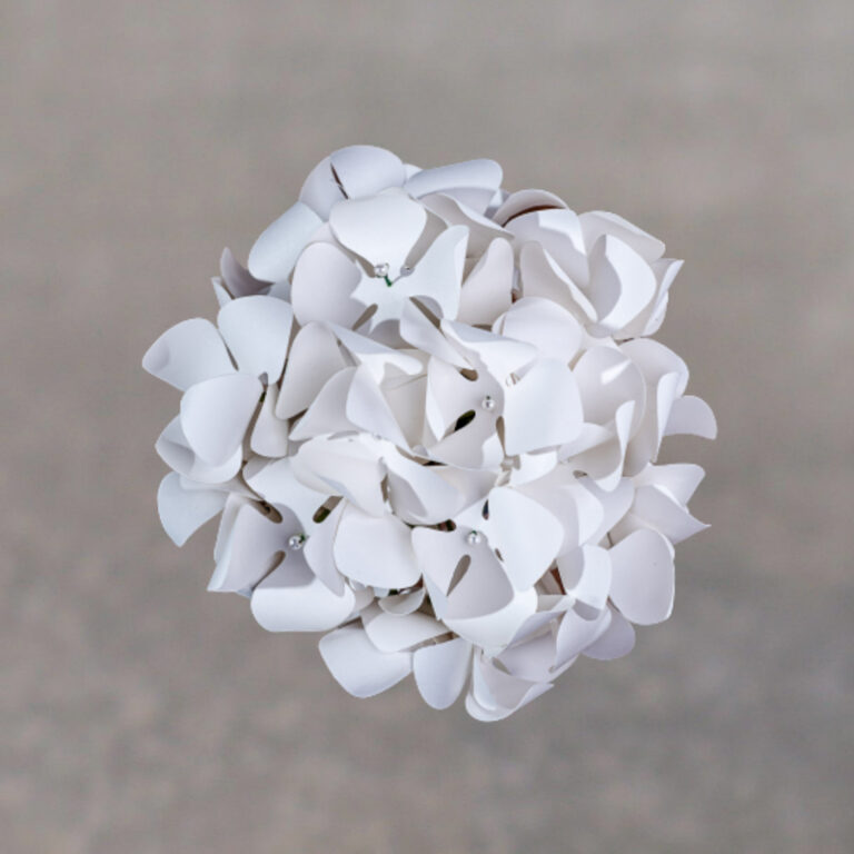 Pearlized-White Hydrangea